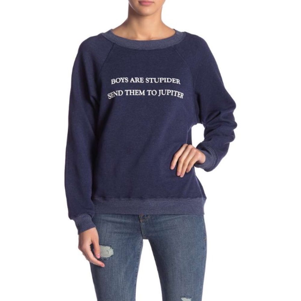 NWT Wildfox Boys Stupider Send to Jupiter